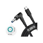 PD 100W Usb-C 18.5-20V To 4.5 x 3.0mm For Laptop Blue Pin