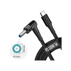 PD 100W Usb-C 18.5-20V To 4.5 x 3.0mm For Laptop Blue Pin