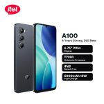 itel A100 6.75” 90hz Bright Display IP65 5000mah 15W T7250 Octa-core 128+3GB -Shadow Titanium